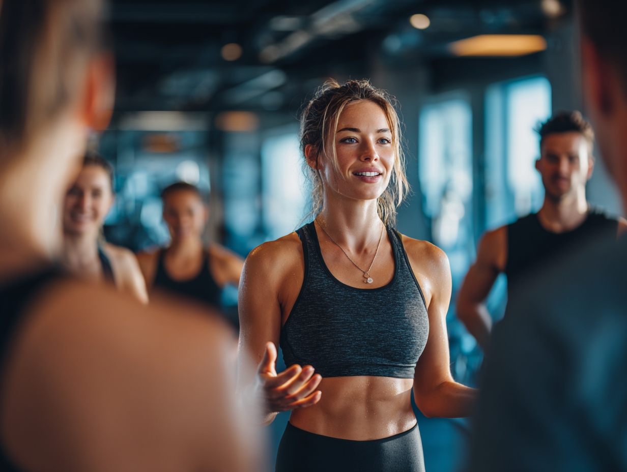 Активні люди різного віку займаються фітнесом